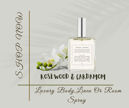 Room Spray | Rose Wood + Cardamom - Hello LunaLu