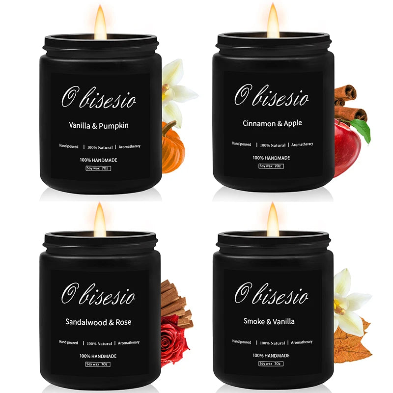 Obisesio Aromatherapy Candle Vanilla Pumpkin